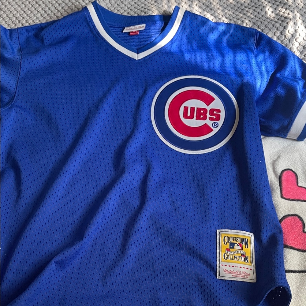 Mitchell & Ness Blue Jersey with White Trim